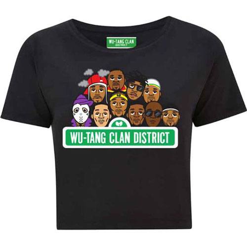 Wu-Tang Clan Ladies Crop Top: Sesame Street (črna) 107767