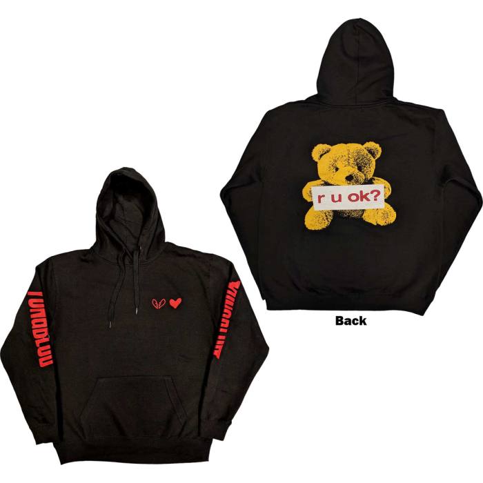 Yungblud Hoodie: R-U-OK? (Black) (Back Print) 107955