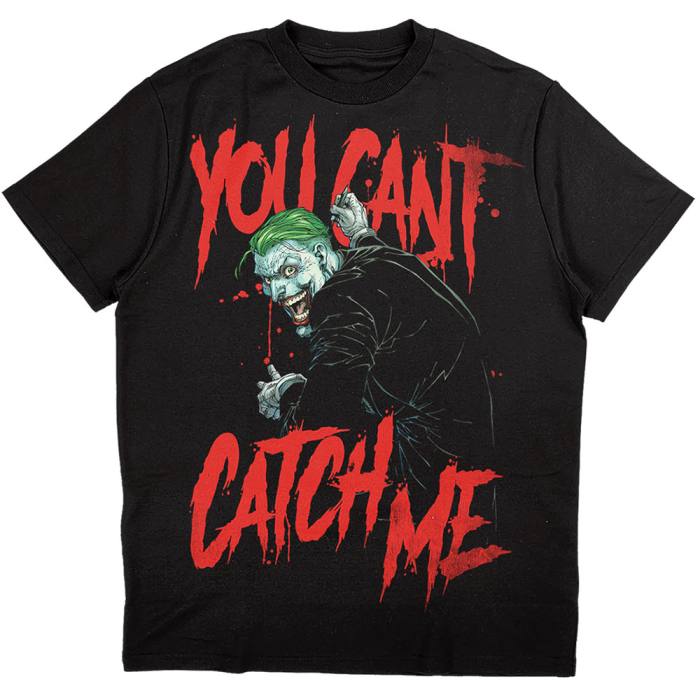 DC Comics Unisex T-Shirt: Joker You Can't Catch Me 122873