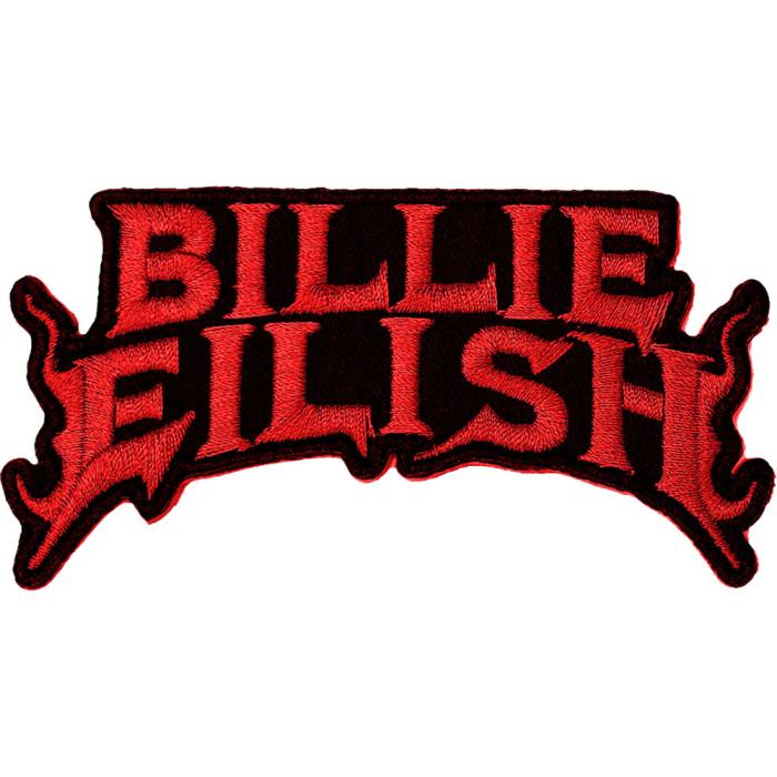 Billie Eilish Standard Patch: Flame Red 108938