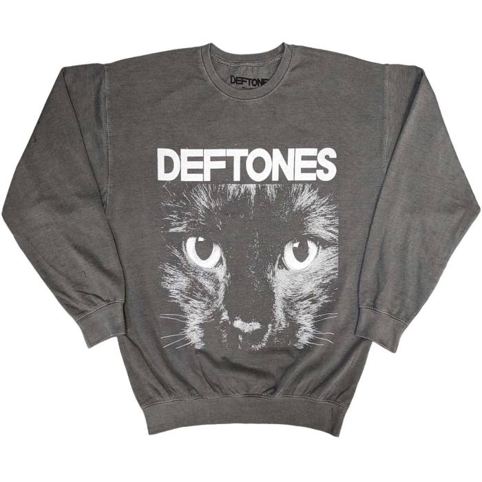 Deftones Unisex Sweatshirt: Sphynx (Charcoal Grey) 108995