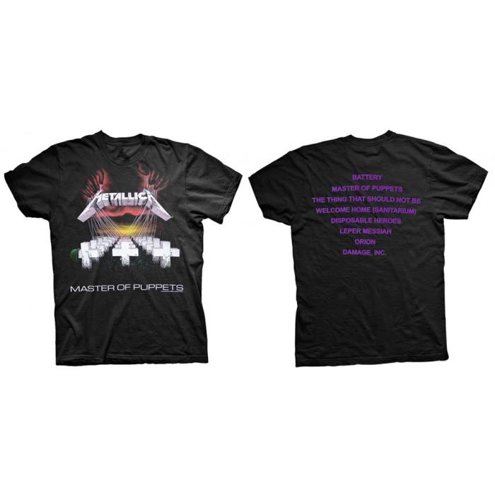 Metallica Unisex T-Shirt: Master of Puppets (Back Print) Velikost L 237492