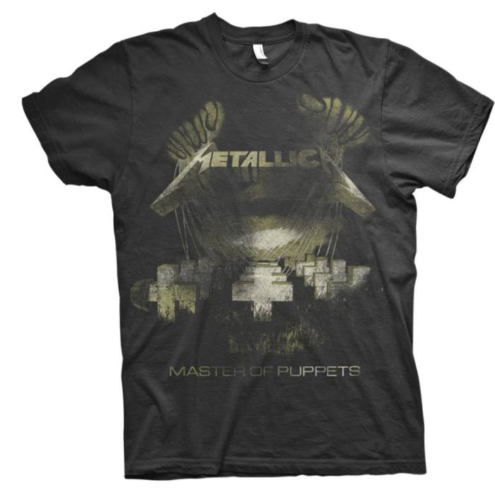 Metallica Unisex T-Shirt: Master of Puppets Distressed 108505
