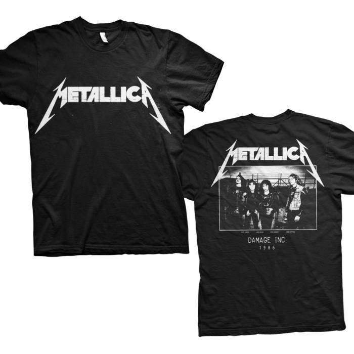 Metallica Unisex T-Shirt: Master of Puppets Photo (potisk na hrbtu) 108517