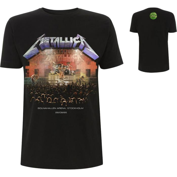 Metallica Unisex T-Shirt: Stockholm '86 (Back Print) 108535