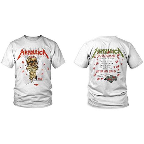 Metallica Unisex T-Shirt: One Landmine (Back Print) 108599