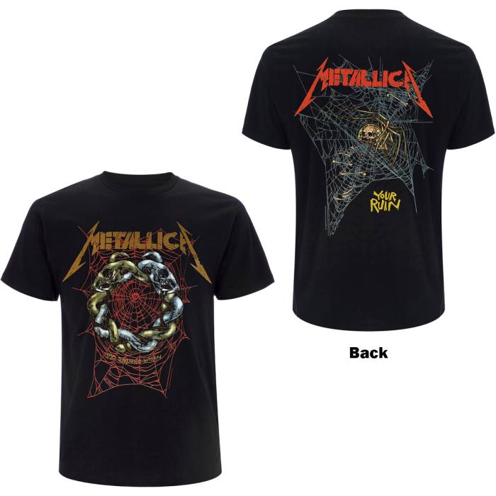 Metallica Unisex T-Shirt: Ruin/Struggle (Back Print) 108649