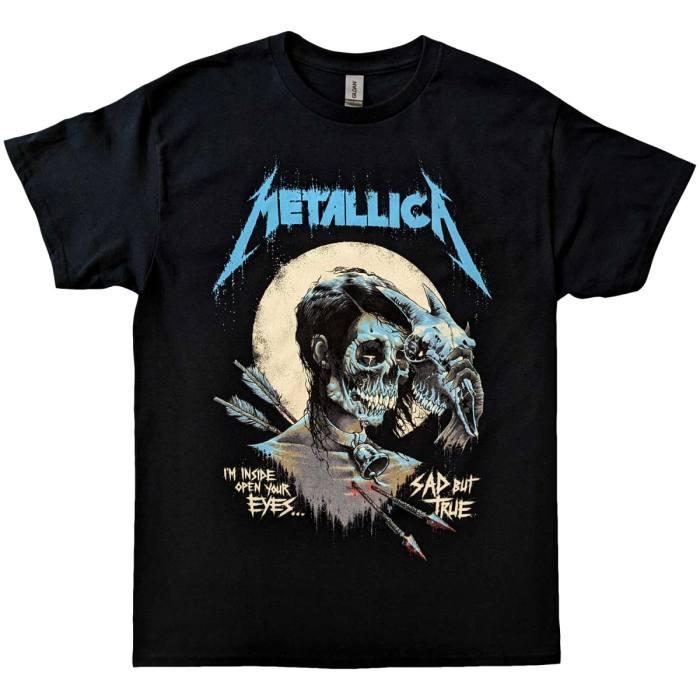 Metallica Unisex T-Shirt: Sad But True Poster 108685