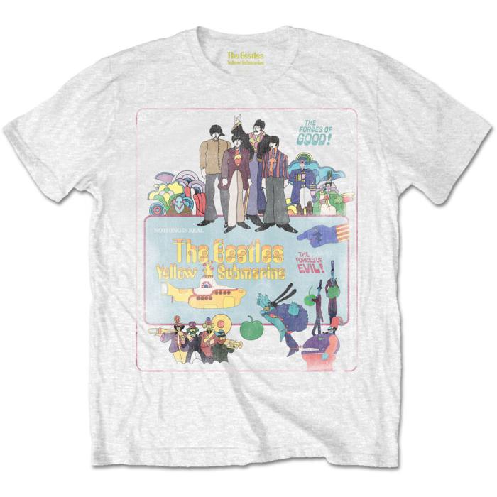 The Beatles Unisex T-shirt: Yellow Submarine Vintage Movie Poster (bela) 108268