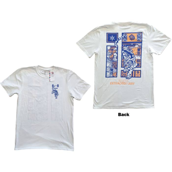 Team GB Unisex T-Shirt: Tiger (Back Print) 232103