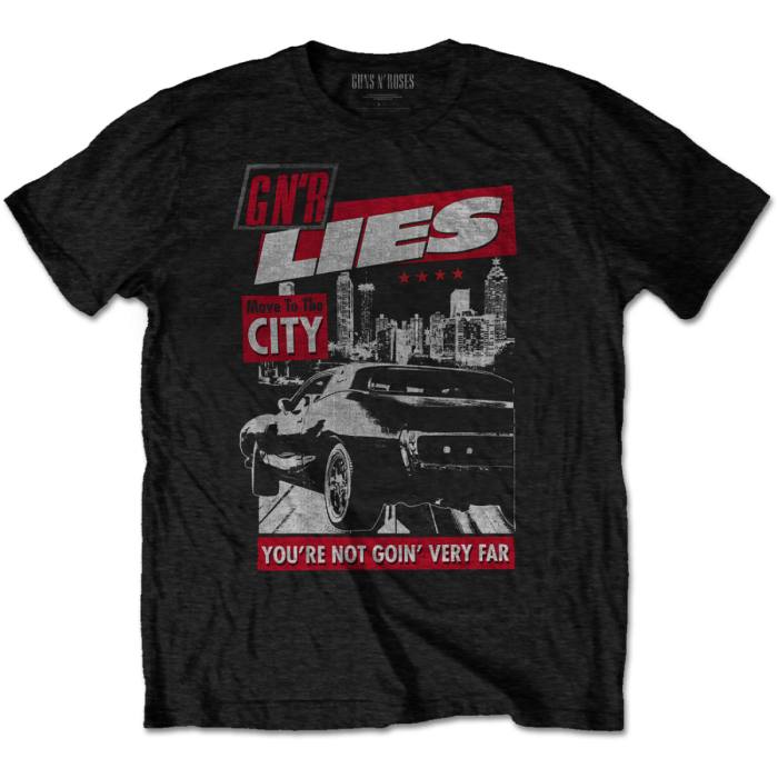 Guns N' Roses Unisex T-Shirt: Move to the City (Black) 233152