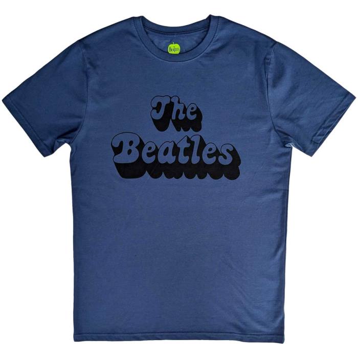 The Beatles Unisex T-Shirt: Text Logo Shadow 226904