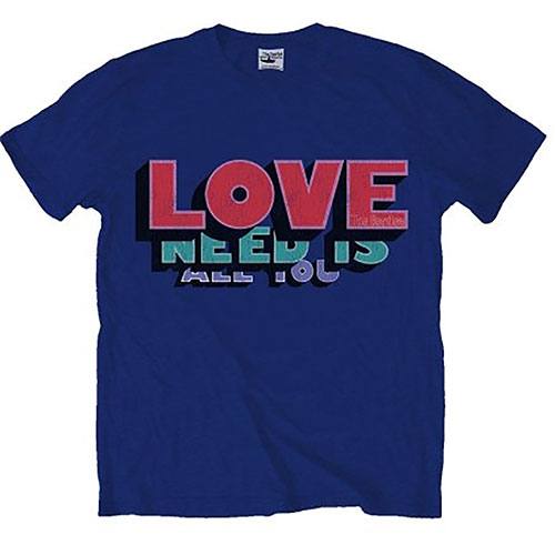 The Beatles Unisex T-Shirt: All you need is love 122878