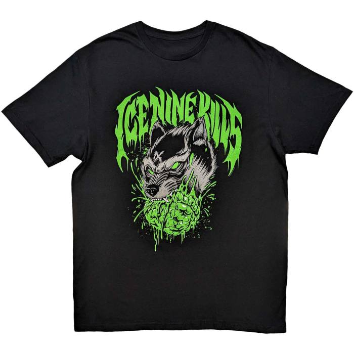Ice Nine Kills Unisex T-Shirt: Wolf (Black) 234414