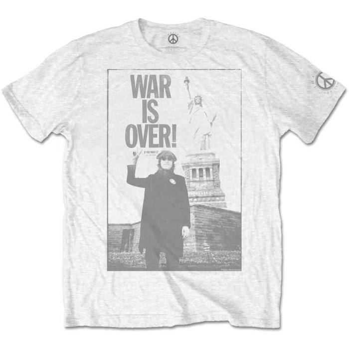 John Lennon Unisex T-Shirt: Liberty (White) 234910