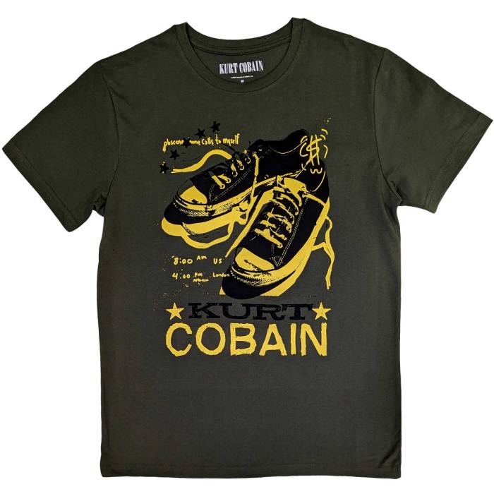 Kurt Cobain Unisex T-Shirt: Converse 110464