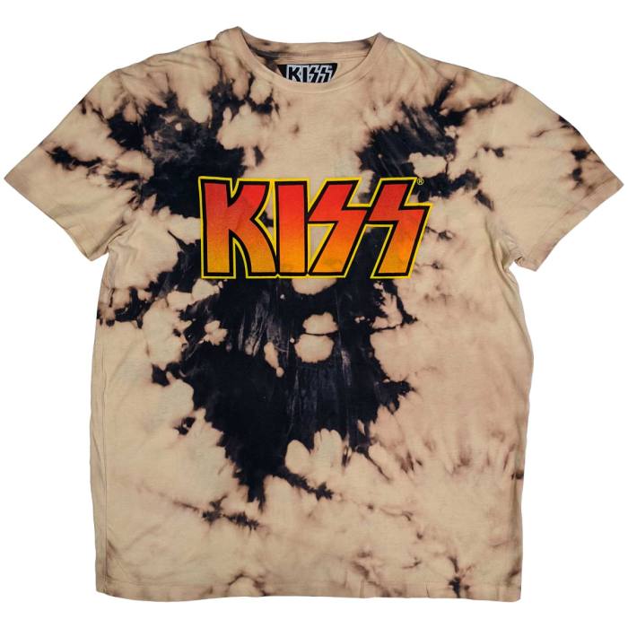 KISS Unisex T-Shirt: Classic Logo Wash 110626