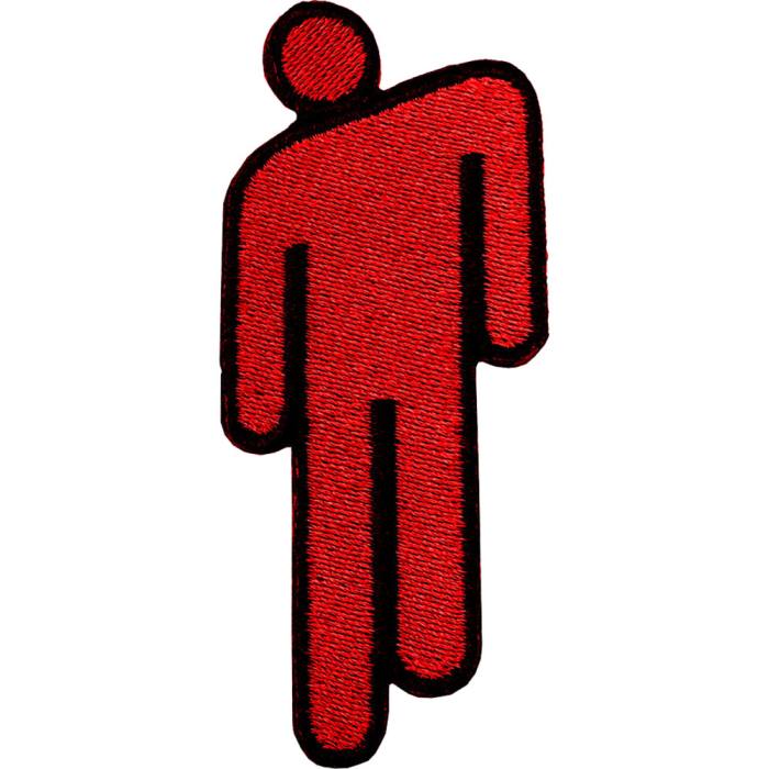 Billie Eilish Standard Patch: Blohsh Red (Red) 111107