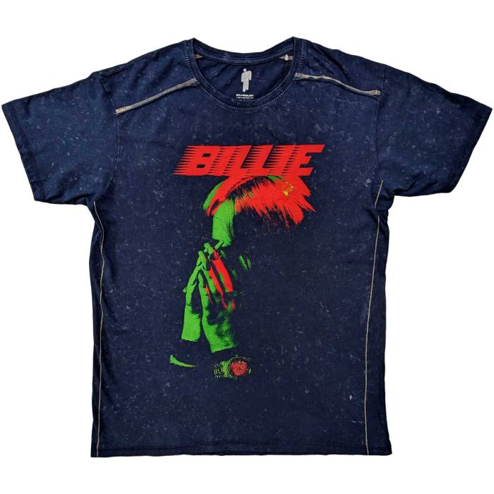 Billie Eilish Unisex T-Shirt: Hands Face 111128