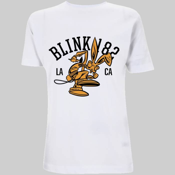 Blink-182 Unisex T-Shirt: College Mascot (White) 111369