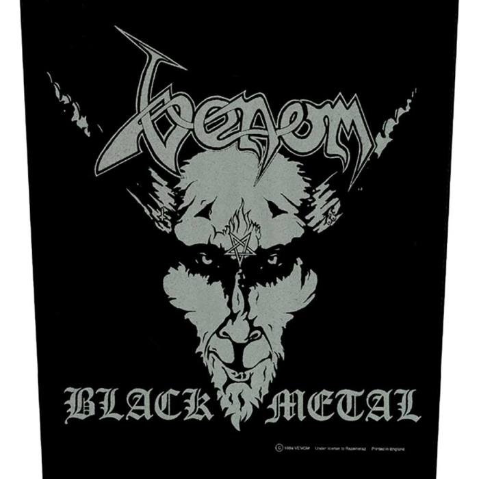 Venom Back Patch: Black Metal 111795