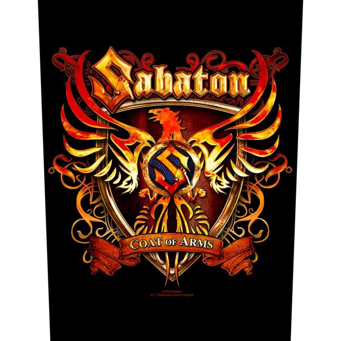 Sabaton Back Patch: Coat of Arms 111808