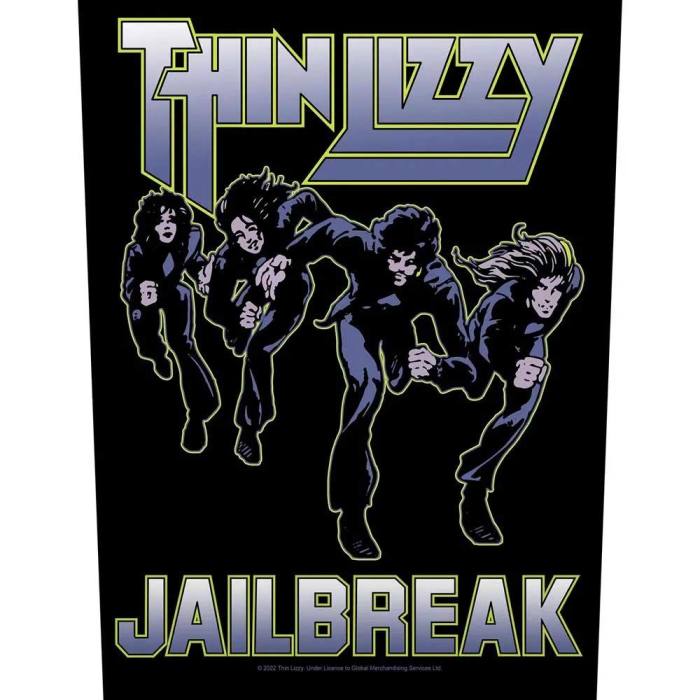 Thin Lizzy Jailbreak hrbtni našitek 111916