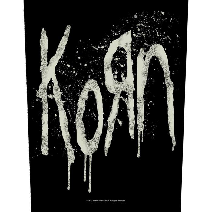 Korn - Splatter Logo hrbtni našitek 111930