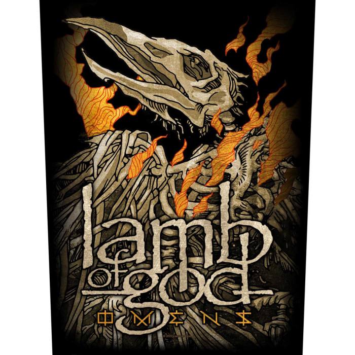 Lamb Of God - Omens hrbtni našitek 111932