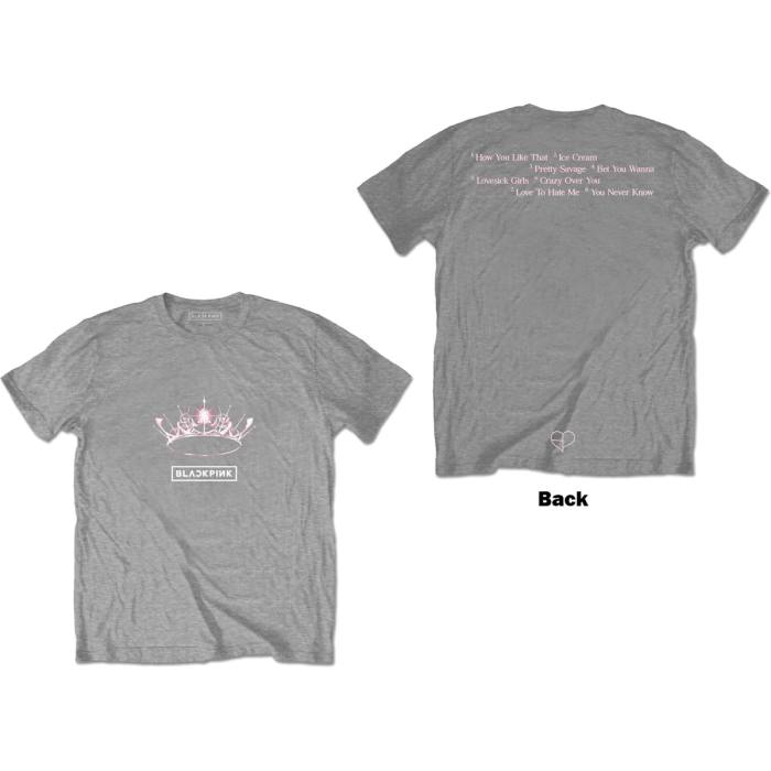 BlackPink Unisex T-Shirt: The Album - Crown (Back Print) 111997