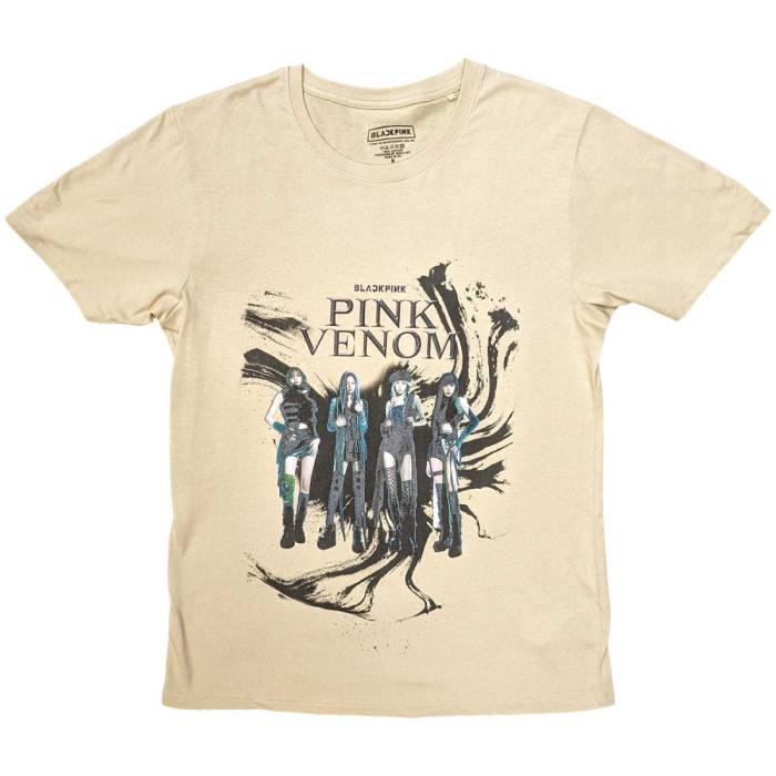 BlackPink Unisex T-Shirt: Pink Venom Oil Stroke 112009