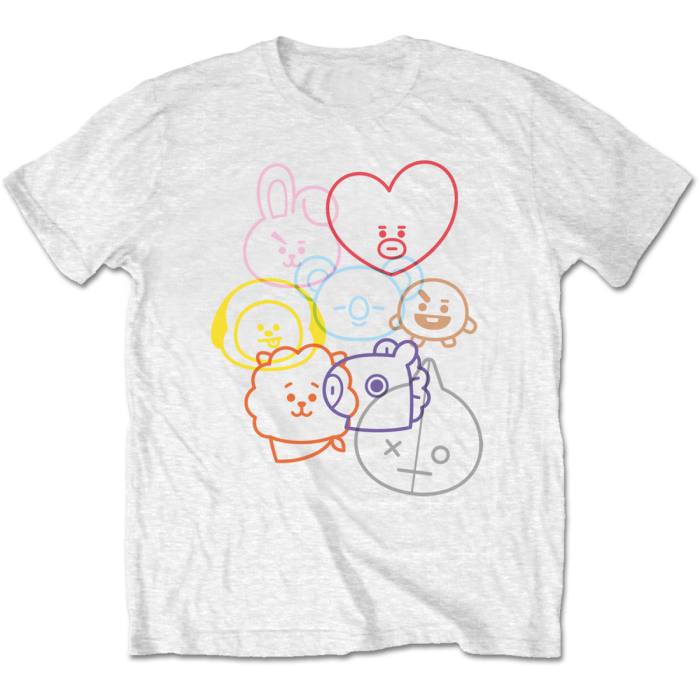 BT21 Unisex T-Shirt: Faces 112290