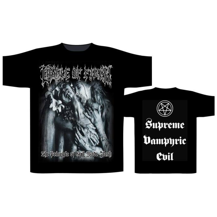 Cradle Of Filth Unisex T-Shirt: Supreme Vampiric Evil (Back Print) 112506