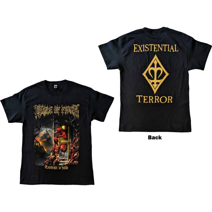 Cradle Of Filth Unisex T-Shirt: Existence is Futile (Back Print) 112518