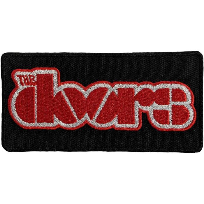 The Doors Standard Patch: Red Logo 112844