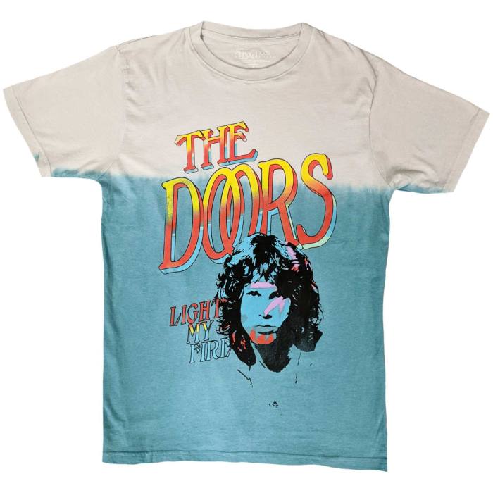 The Doors Unisex T-Shirt: Light My Fire Stacked 112891