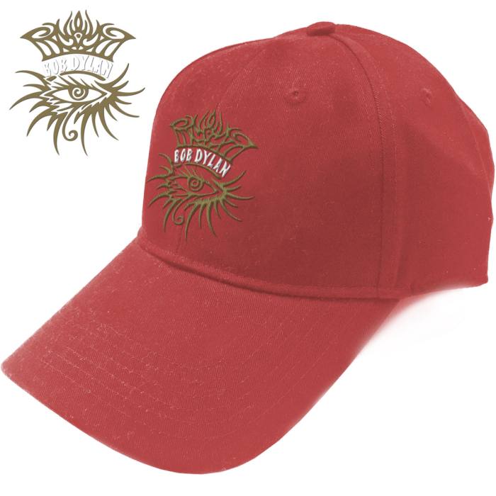 Bob Dylan Unisex Baseball Cap: Eye Icon (Rdeča) 112929