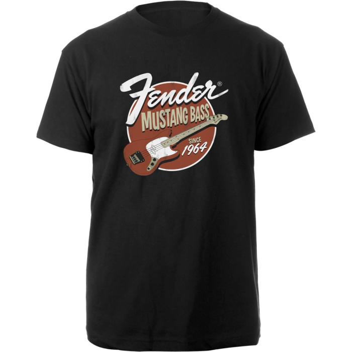 Fender Unisex Majica: Mustang Bass 113244