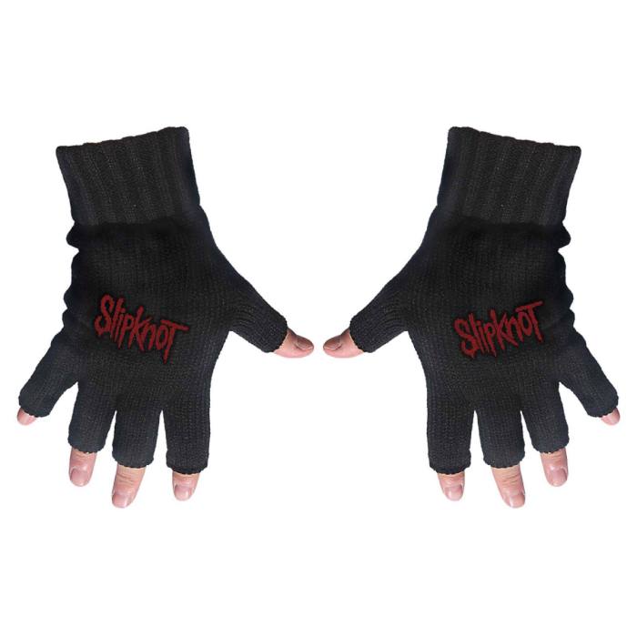 Slipknot Unisex Fingerless Gloves: Logo 113301