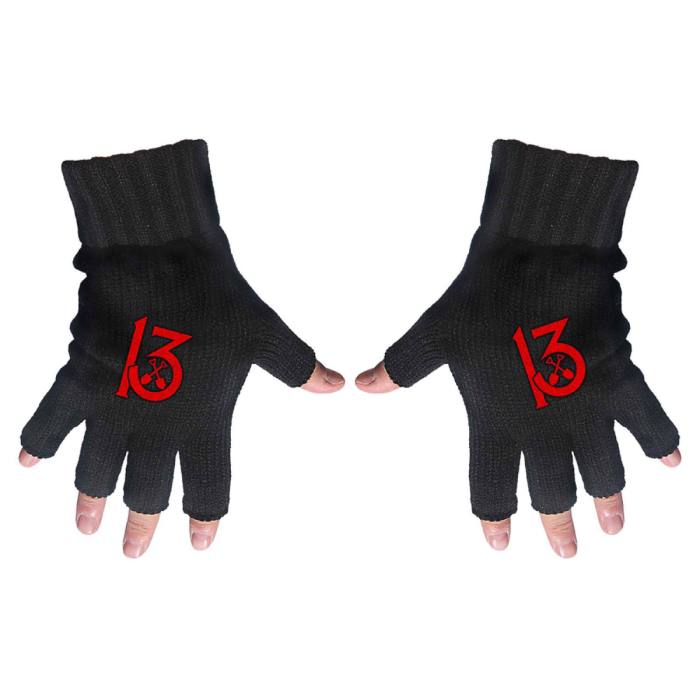 Wednesday 13 Unisex Fingerless Gloves: 13 (Black) 113303