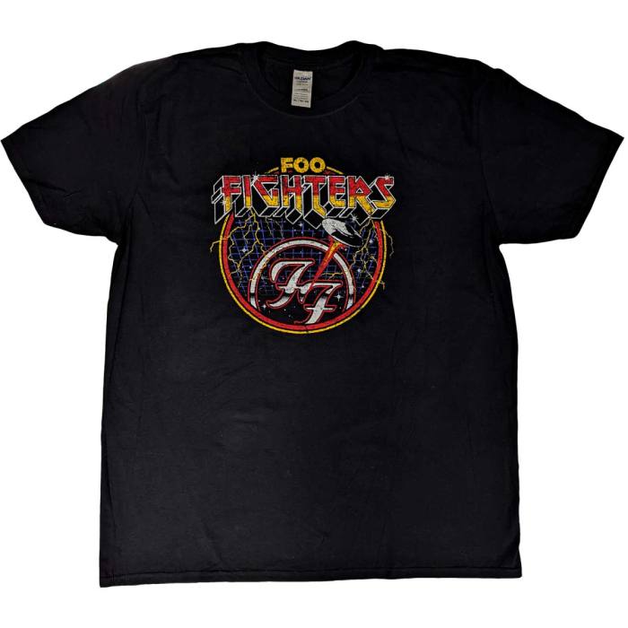 Foo Fighters Unisex T-Shirt: UFO FF Logo (Ex-Tour) (X-Large) 113529