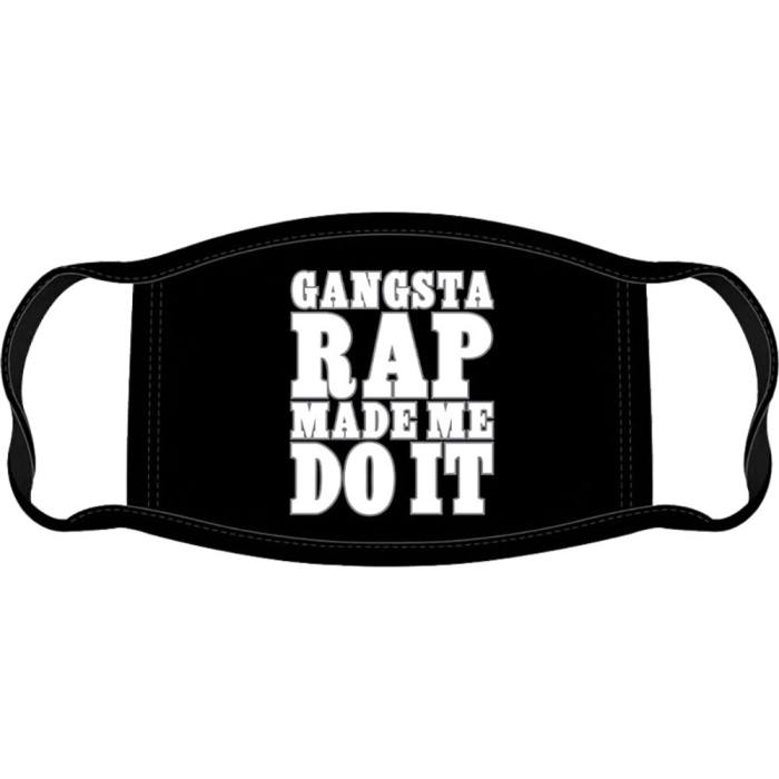 Ice Cube Face Mask: Gangsta Rap (Black) 113711