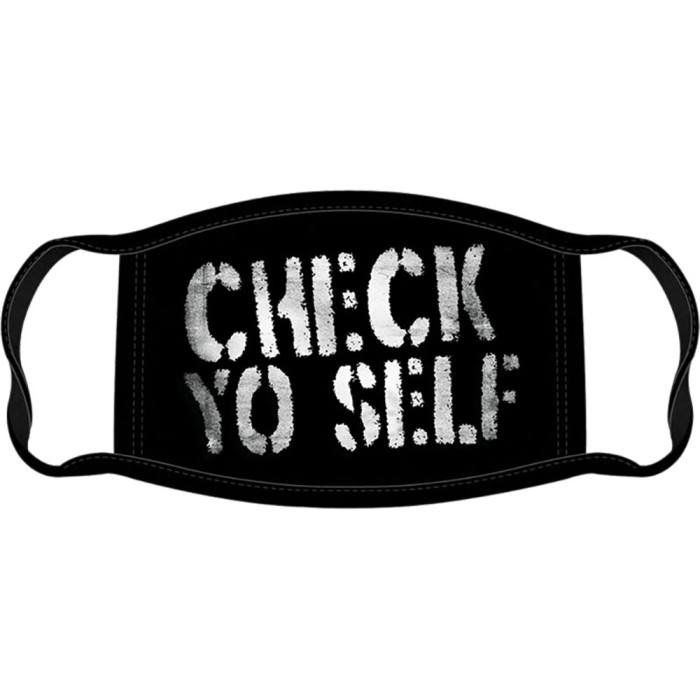 Ice Cube Face Mask: Check Yo Self (Black) 113712