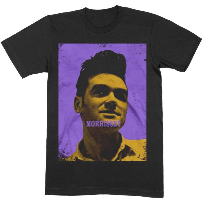 Morrissey Unisex T-Shirt: Purple & Yellow 114220