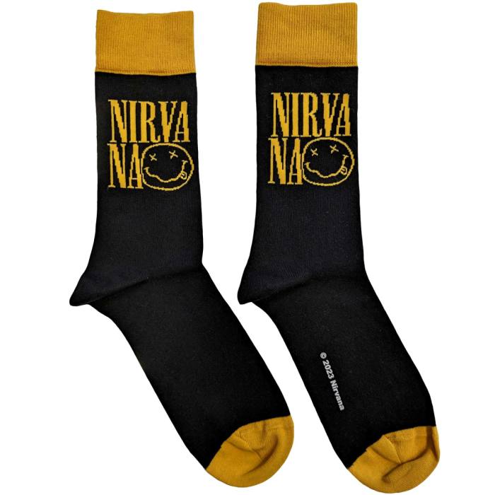 Nirvana Unisex Ankle Nogavice Logo Stacked 114283