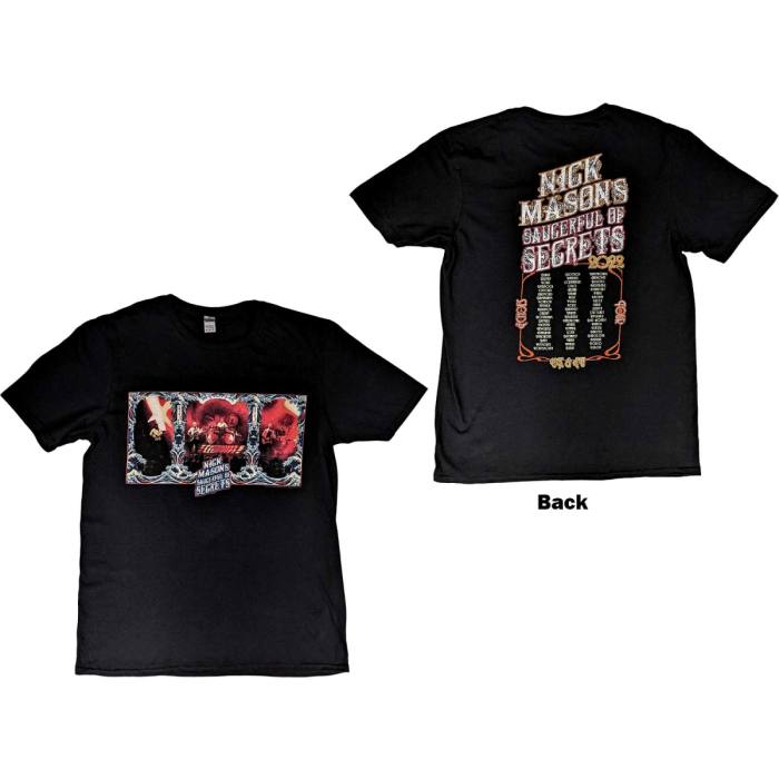 Nick Mason's Saucerful of Secrets Unisex T-shirt: Hokusai Wave European Tour 2022 114325