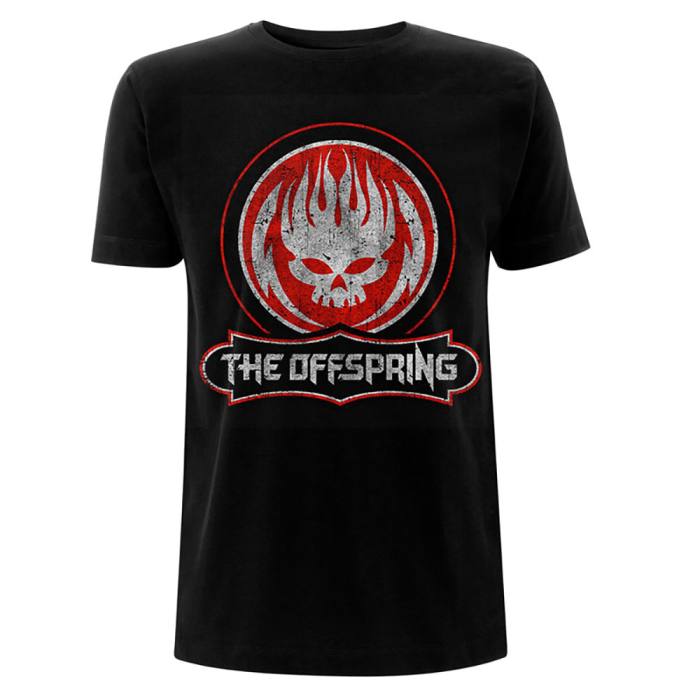 The Offspring Unisex T-Shirt: Distressed Skull 114339