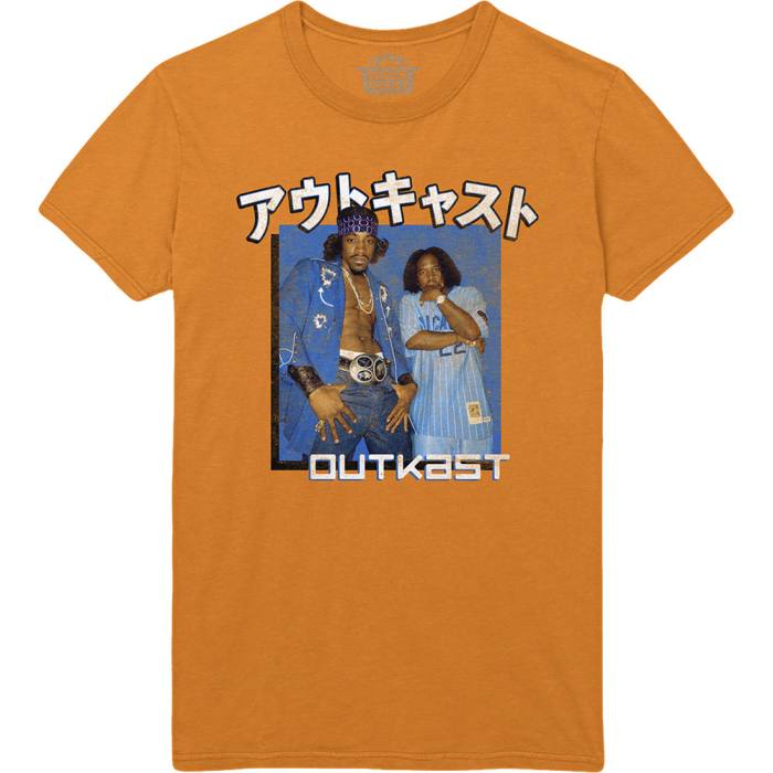 Outkast Unisex T-Shirt: Blue Box (Orange) 114344