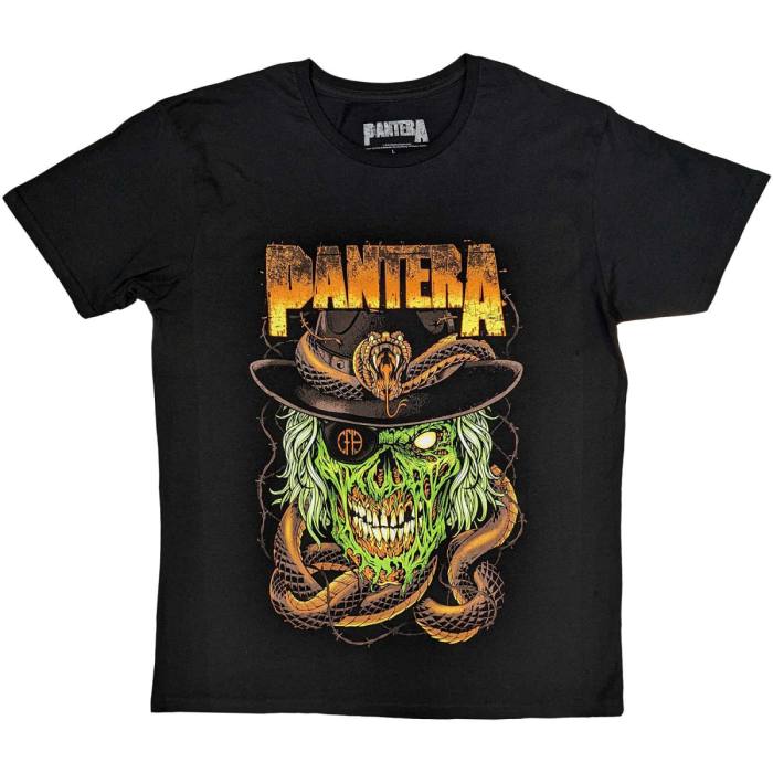 Pantera Unisex T-Shirt: Snake & Skull 114375