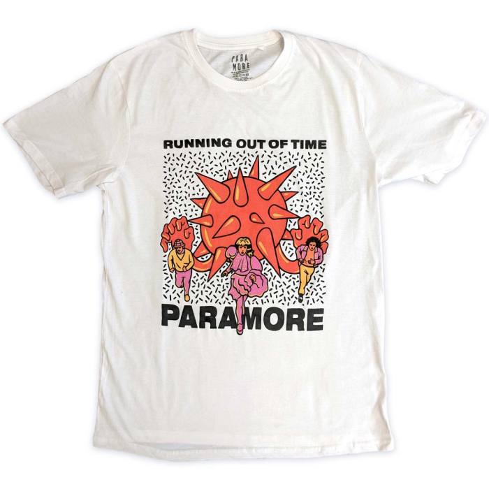 Paramore Unisex T-Shirt: Running Out Of Time 114378